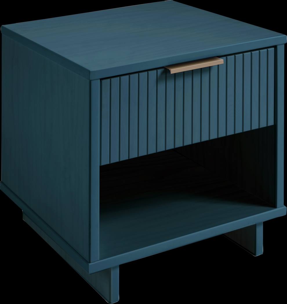 Bremmer V Midnight Blue Nightstand - Thumbnail - Image 6