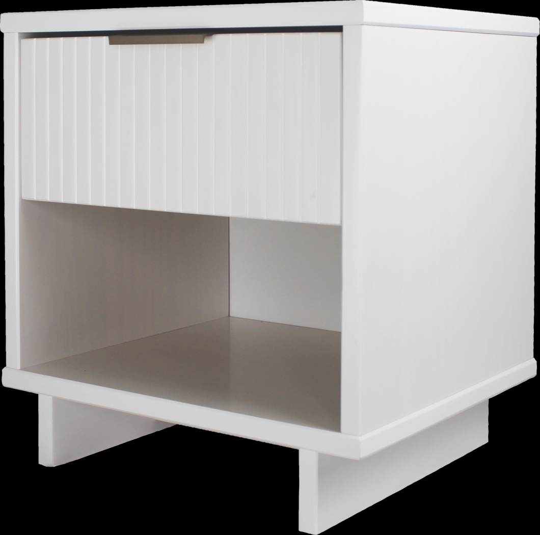 Bremmer V White Nightstand - Thumbnail - Image 6
