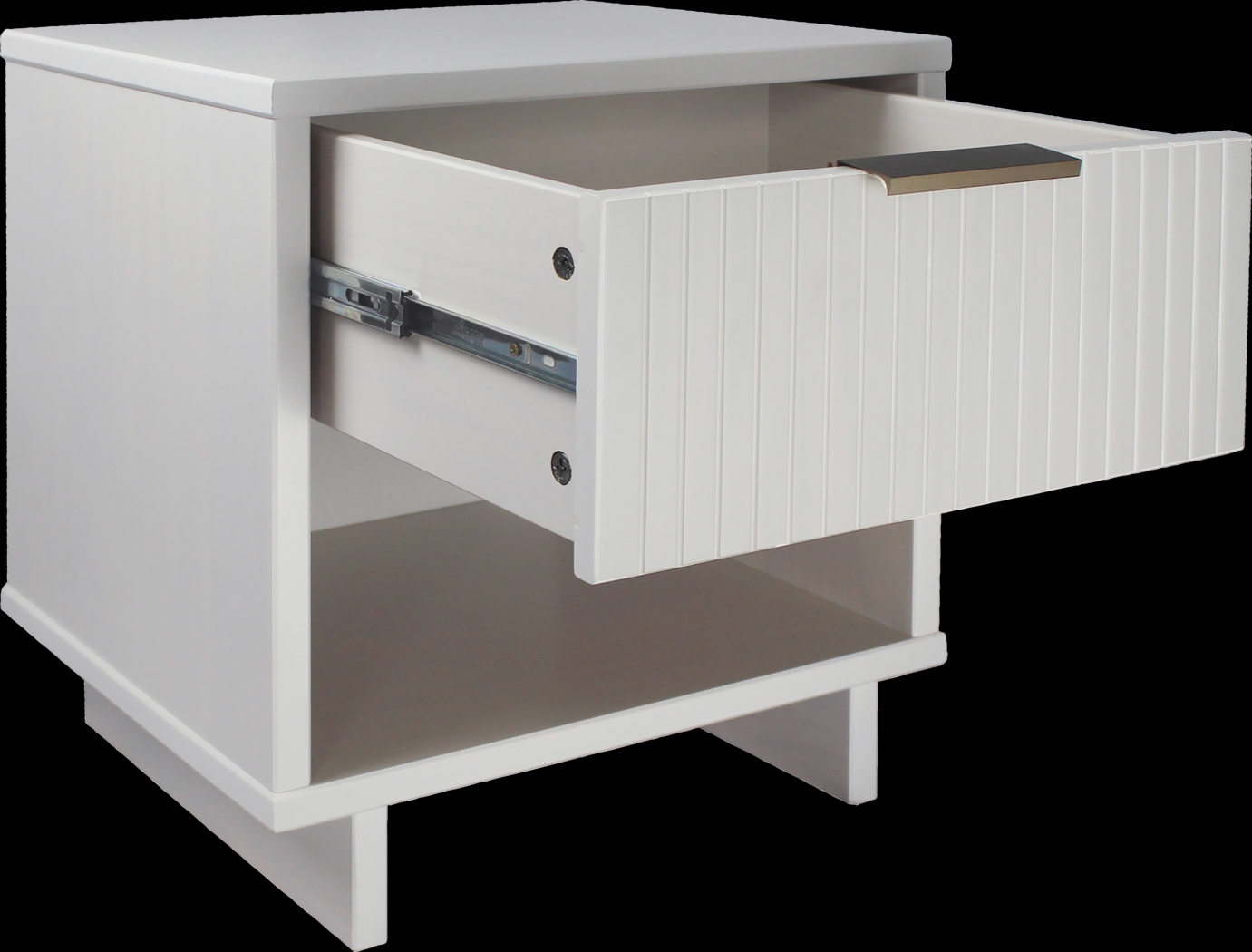 Bremmer V White Nightstand - Thumbnail - Image 7