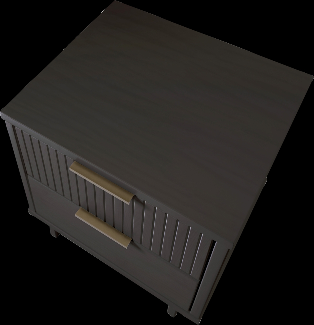 Bremmer VI Dark Gray Nightstand - Thumbnail - Image 5