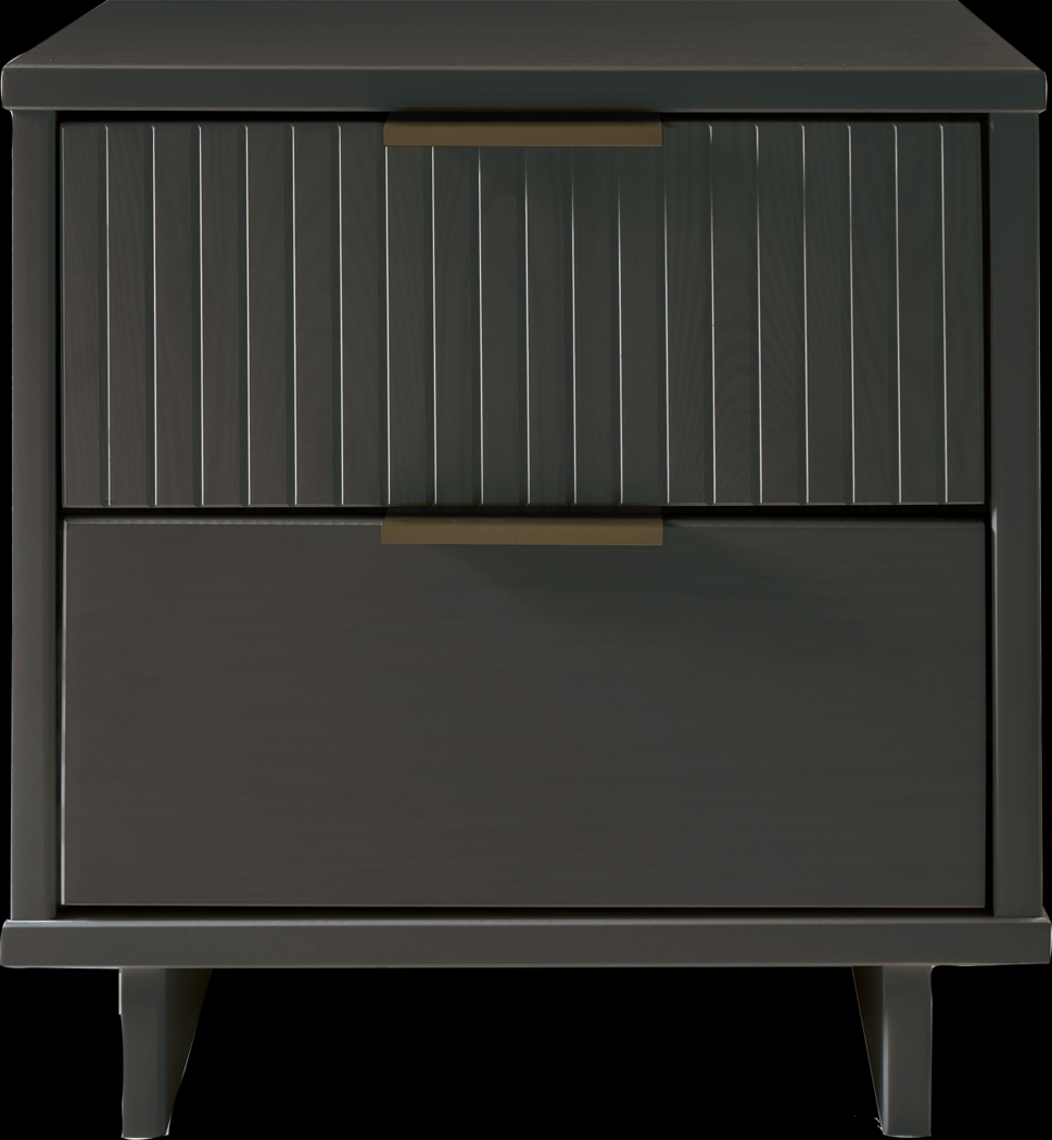 Bremmer VI Dark Gray Nightstand - Thumbnail - Image 1