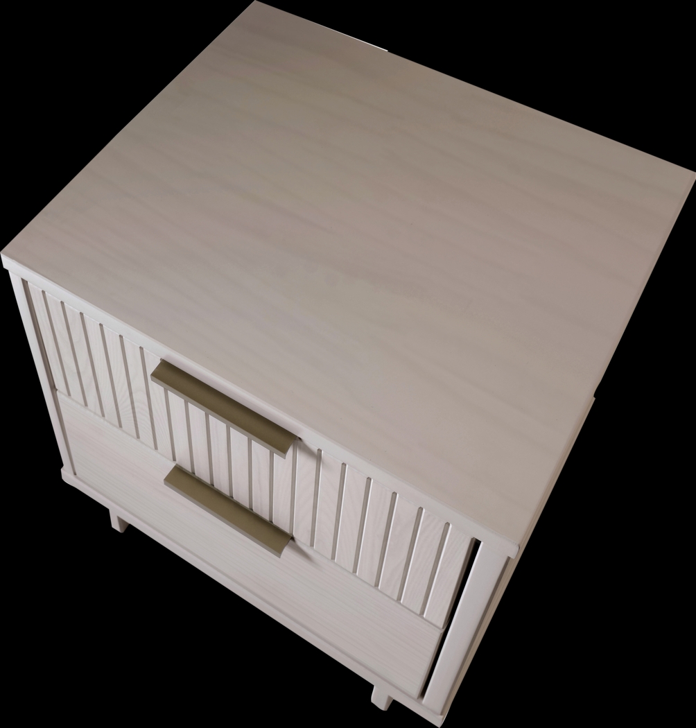 Bremmer VI Light Gray Nightstand - Thumbnail - Image 5