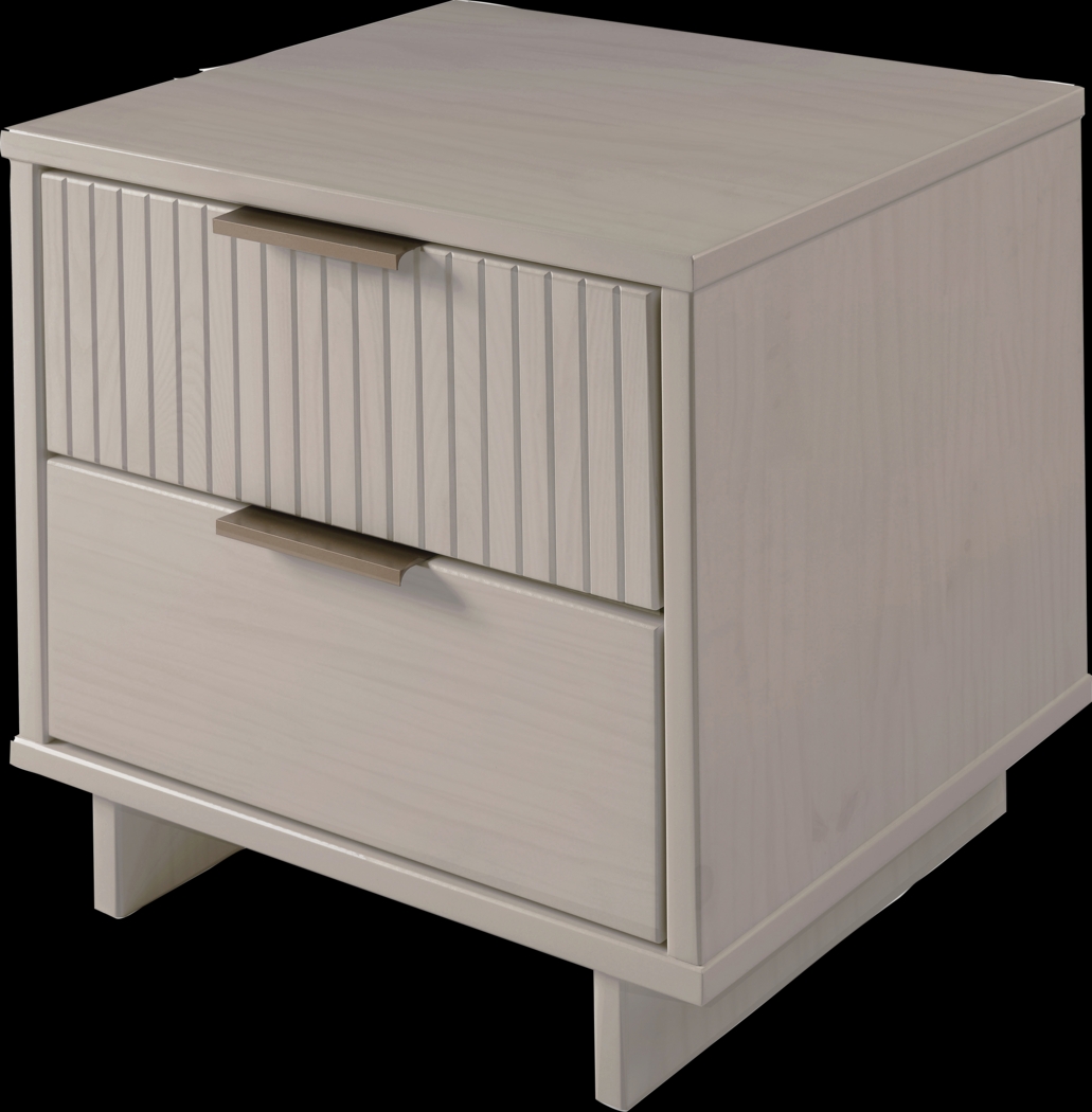 Bremmer VI Light Gray Nightstand - Thumbnail - Image 8