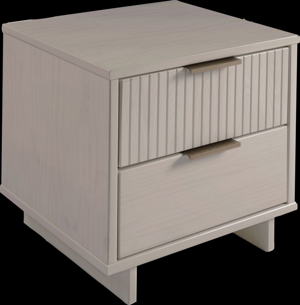 Bremmer VI Light Gray Nightstand - Thumbnail - Image 9