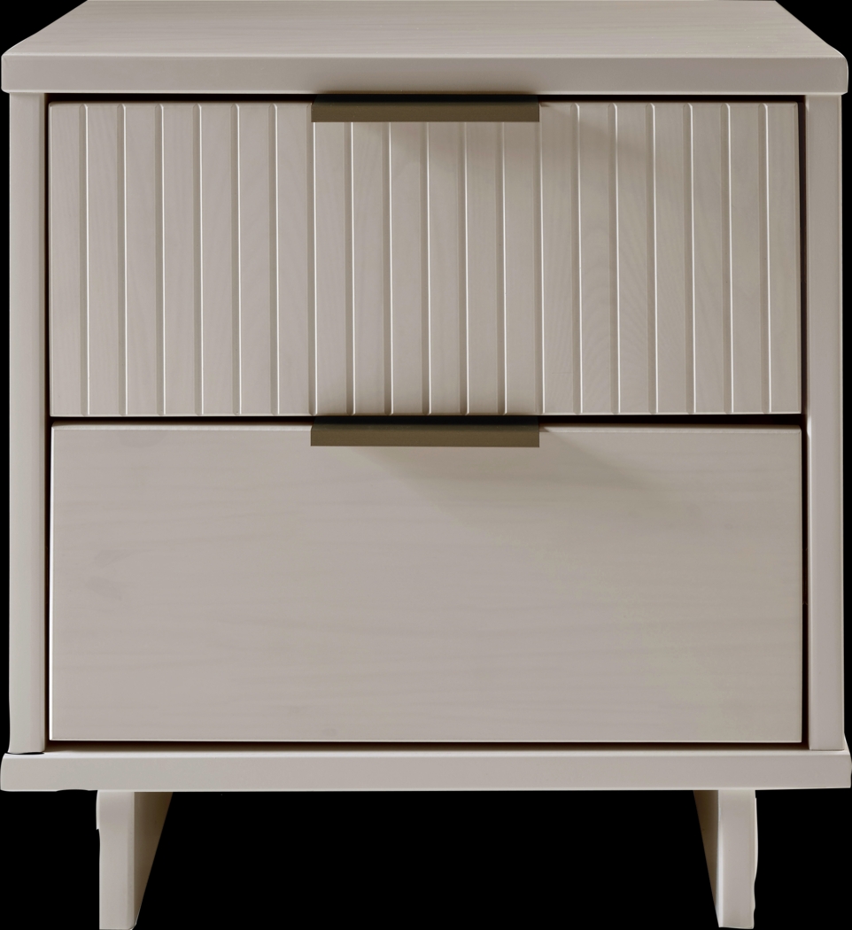 Bremmer VI Light Gray Nightstand - Thumbnail - Image 1