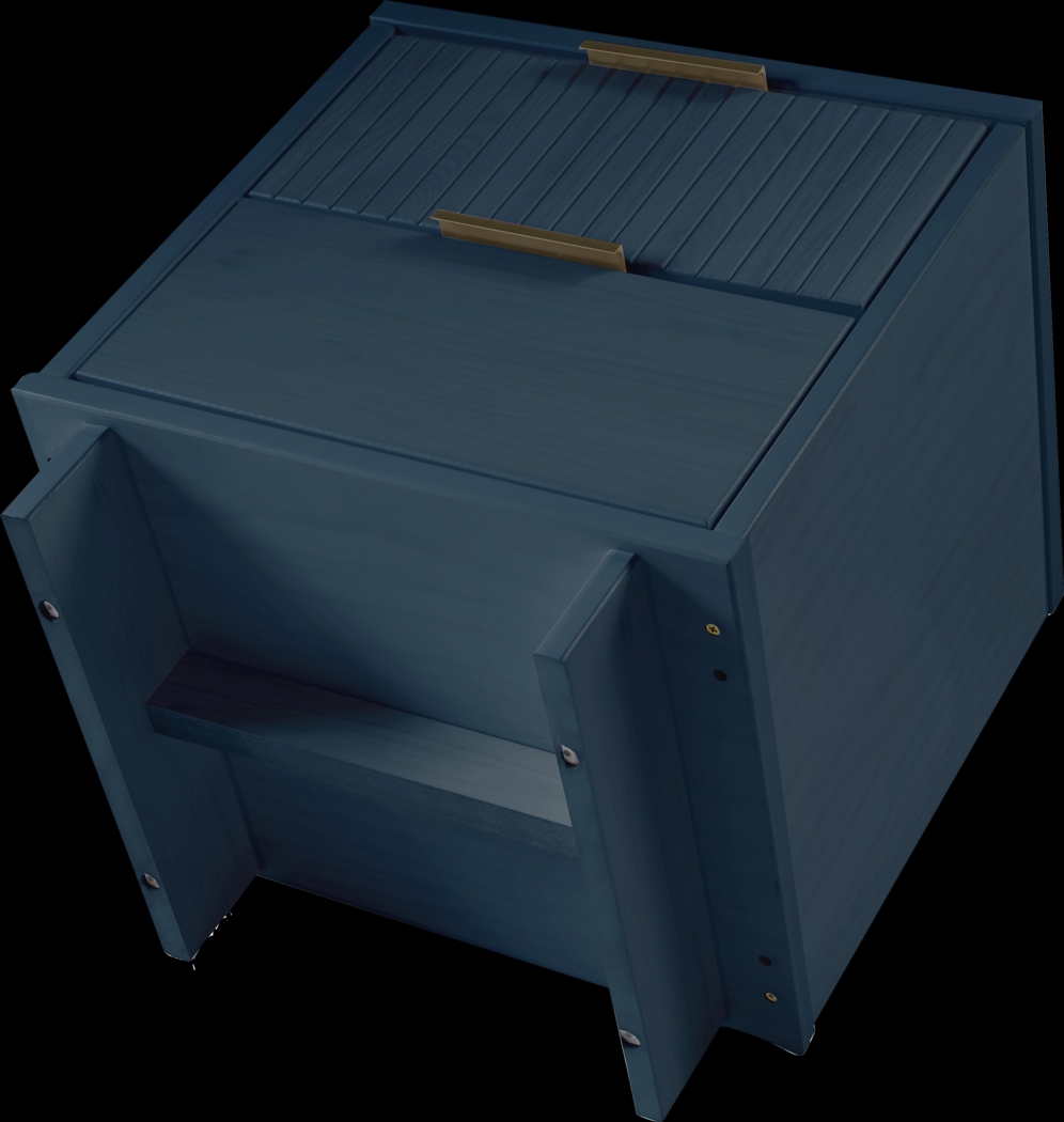 Bremmer VI Midnight Blue Nightstand - Thumbnail - Image 4