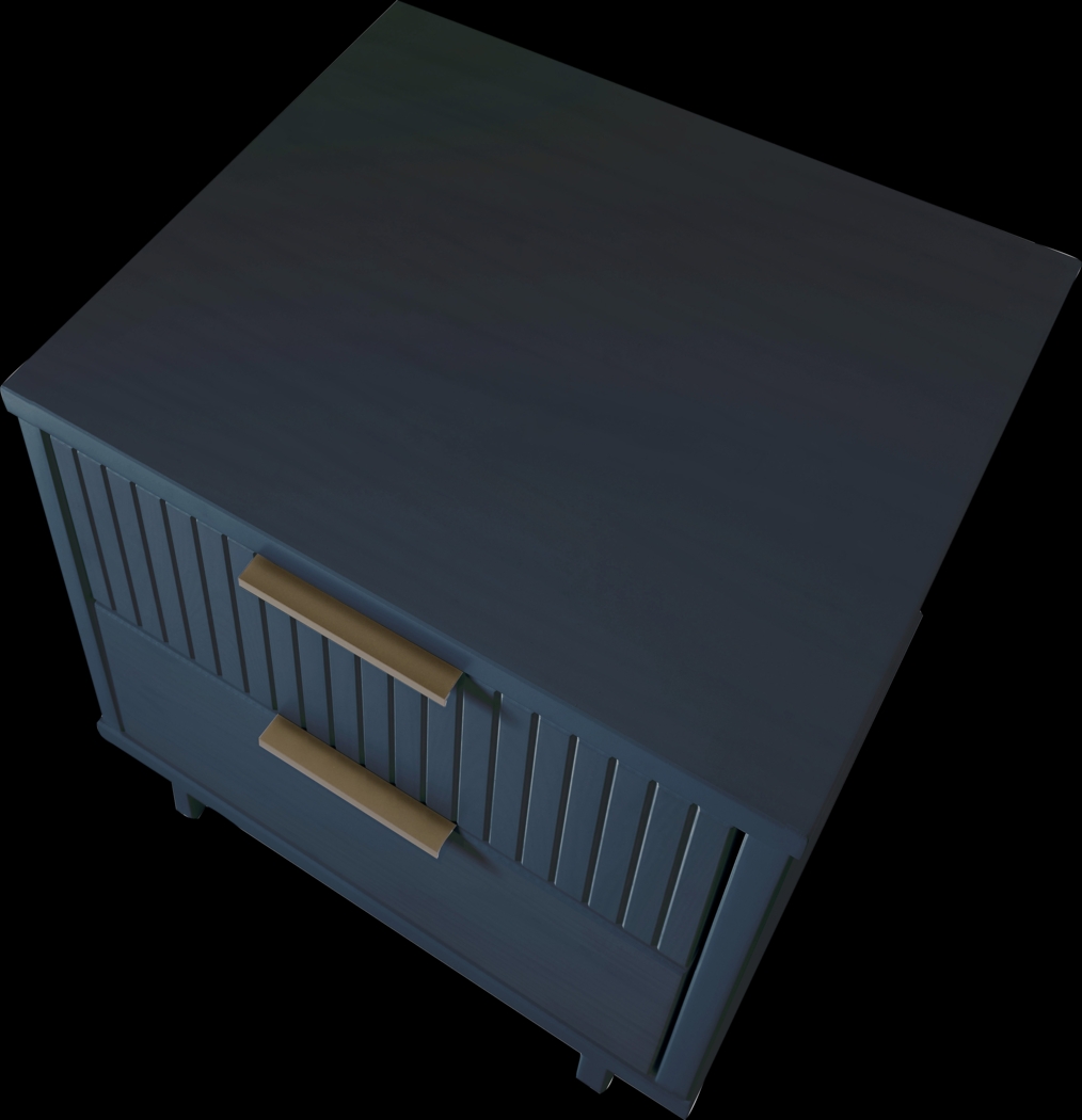 Bremmer VI Midnight Blue Nightstand - Thumbnail - Image 5