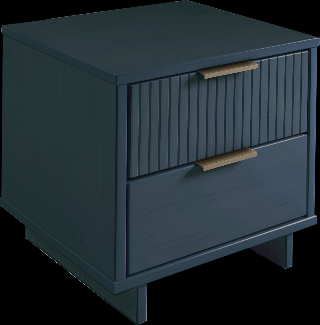 Bremmer VI Midnight Blue Nightstand - Thumbnail - Image 9