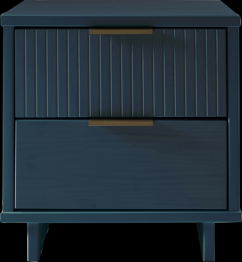 Bremmer VI Midnight Blue Nightstand - Thumbnail - Image 1
