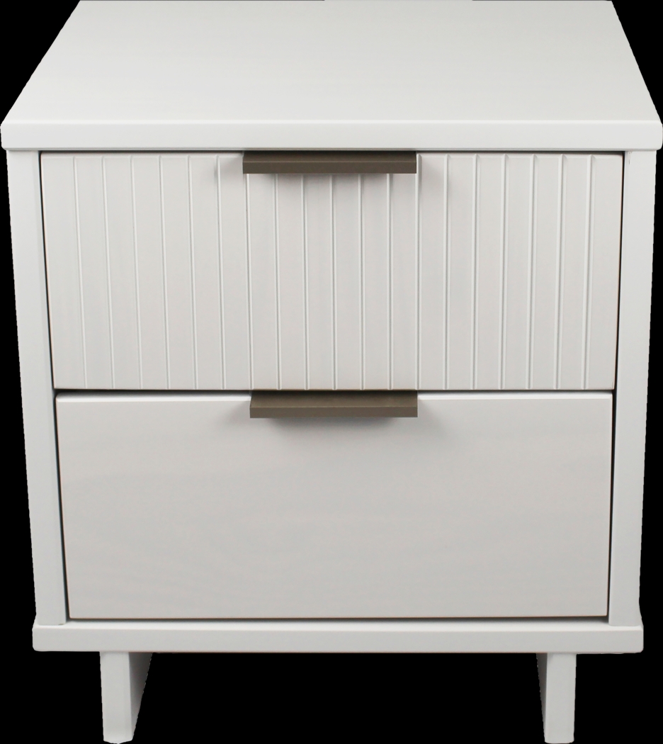 Bremmer VI White Nightstand - Thumbnail - Image 1