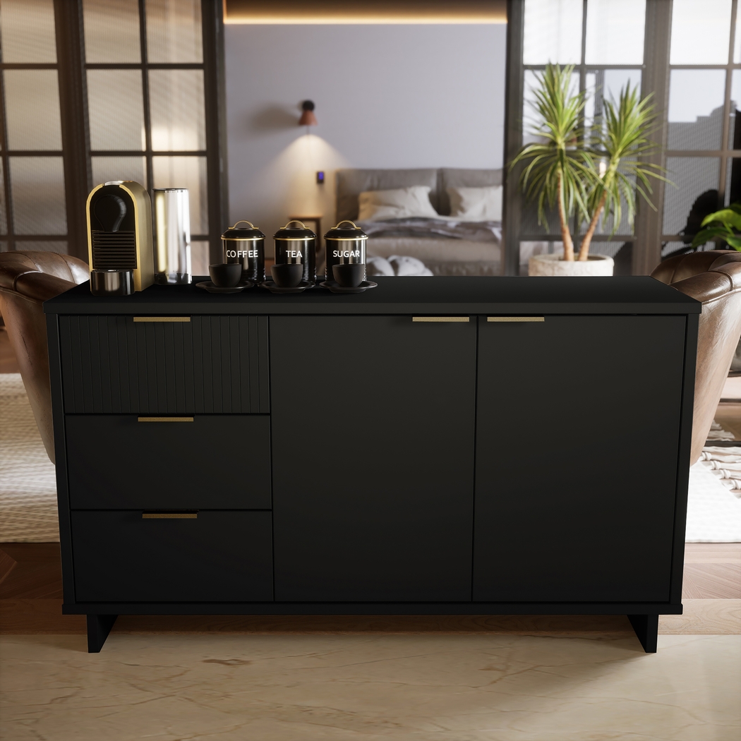 Bremmer VII Black Sideboard - Thumbnail - Image 2