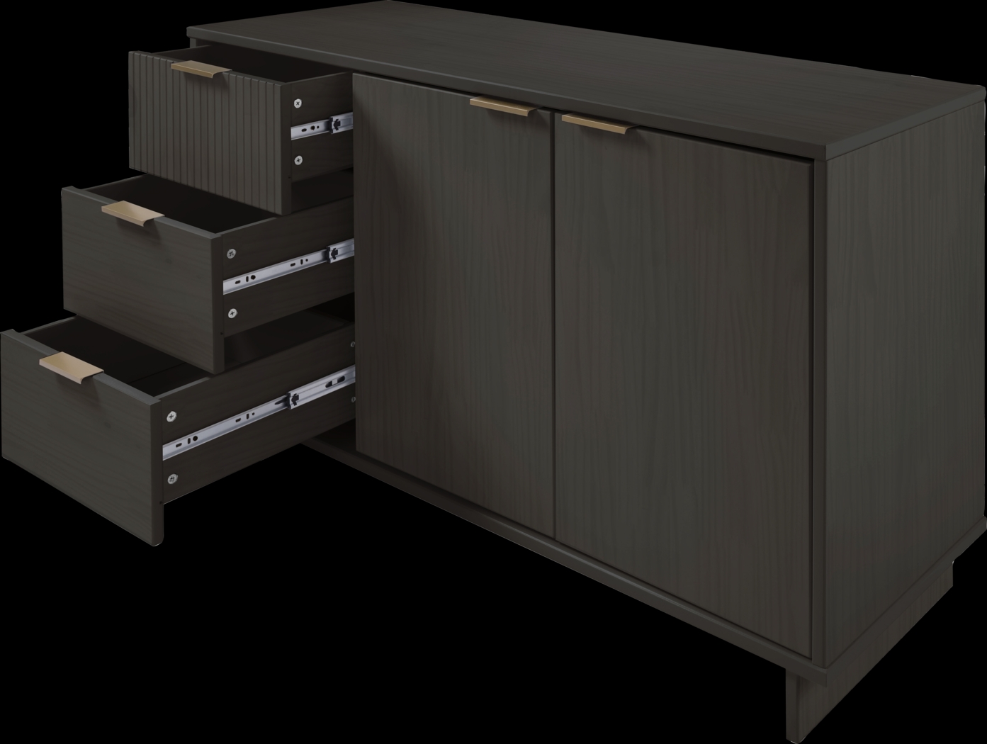Bremmer VII Dark Gray Sideboard - Thumbnail - Image 8
