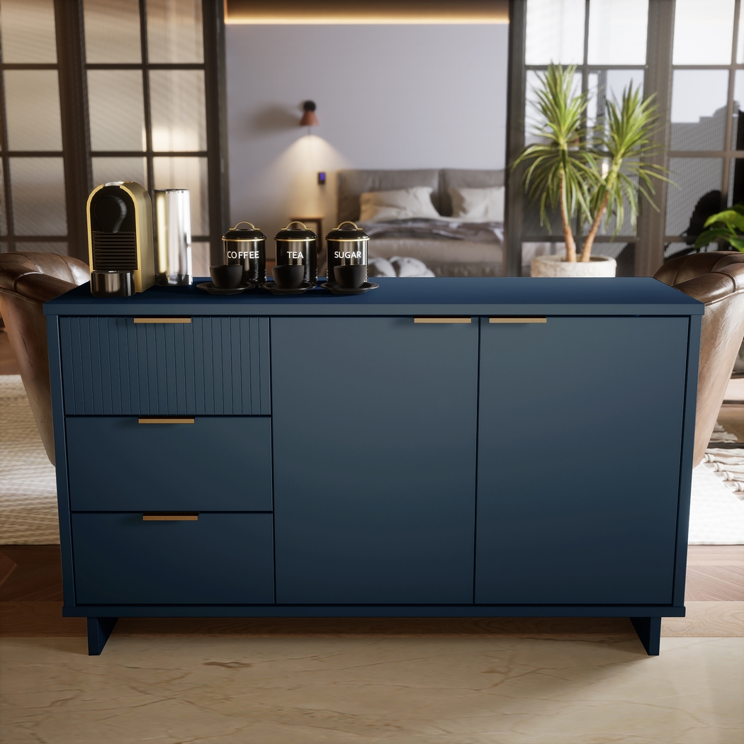 Bremmer VII Midnight Blue Sideboard - Thumbnail - Image 2