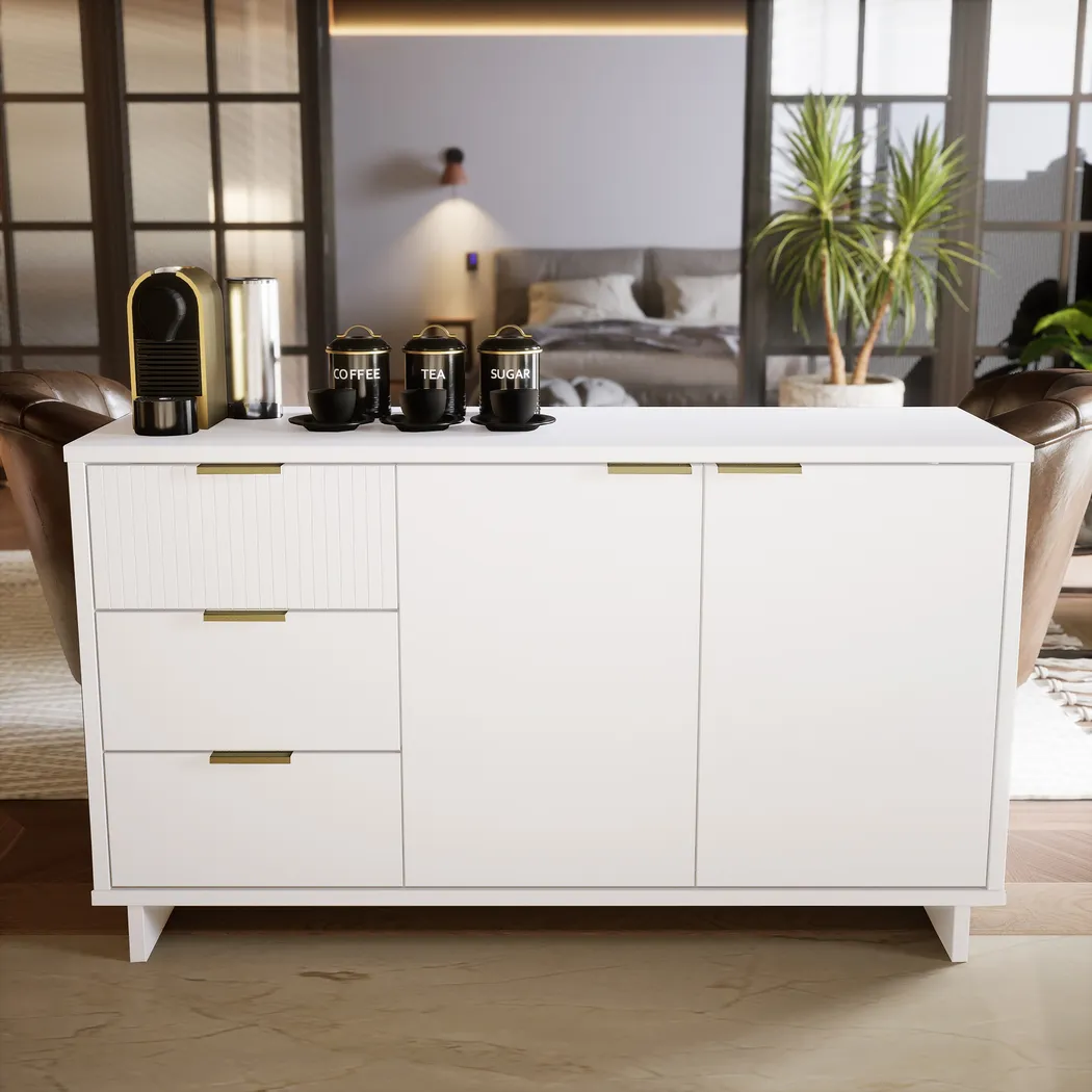 Bremmer VII White Sideboard - Thumbnail - Image 2
