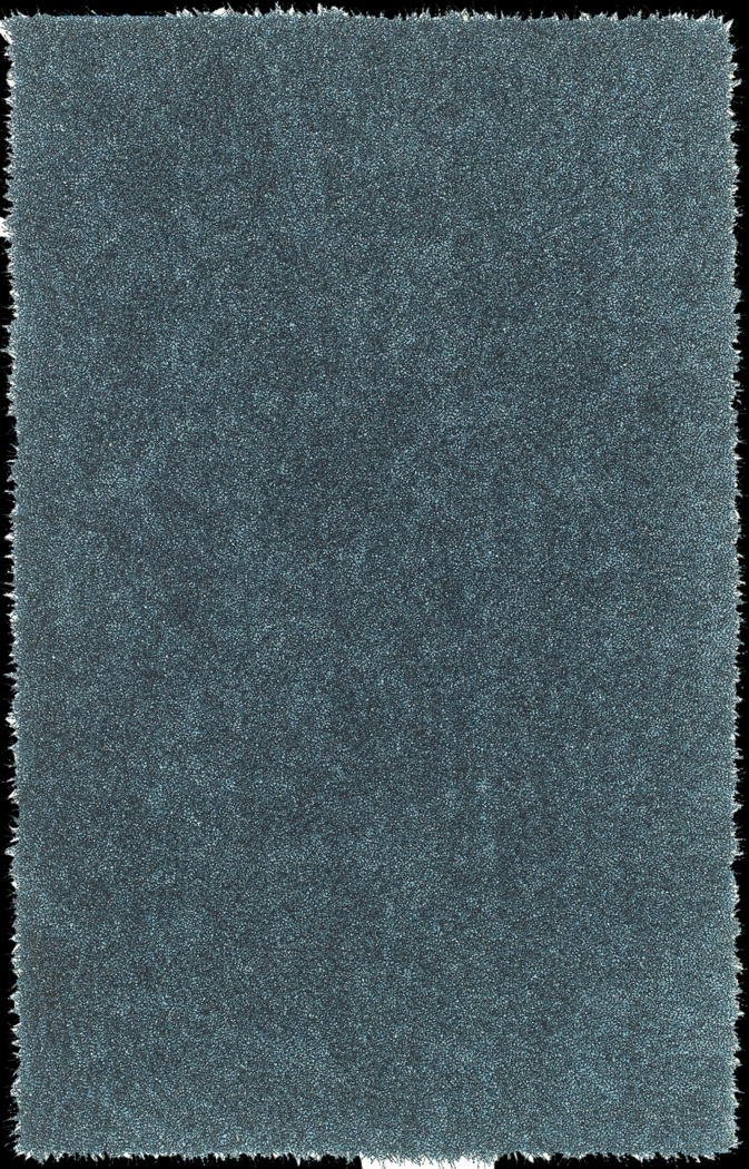 Brenard Teal Shag 5 x 7 Rug - Thumbnail - Image 1