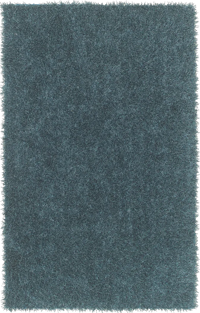 Brenard Teal Shag 8 x 10 Rug - Thumbnail - Image 1