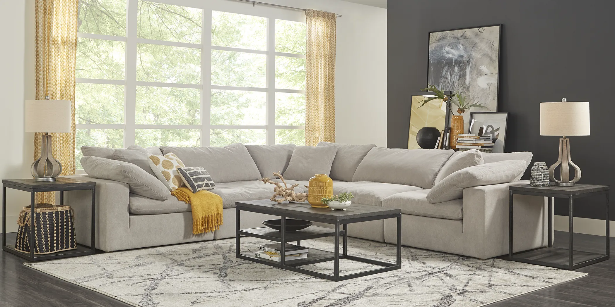 Brendan Gray 5 Pc Sectional - Thumbnail - Image 2