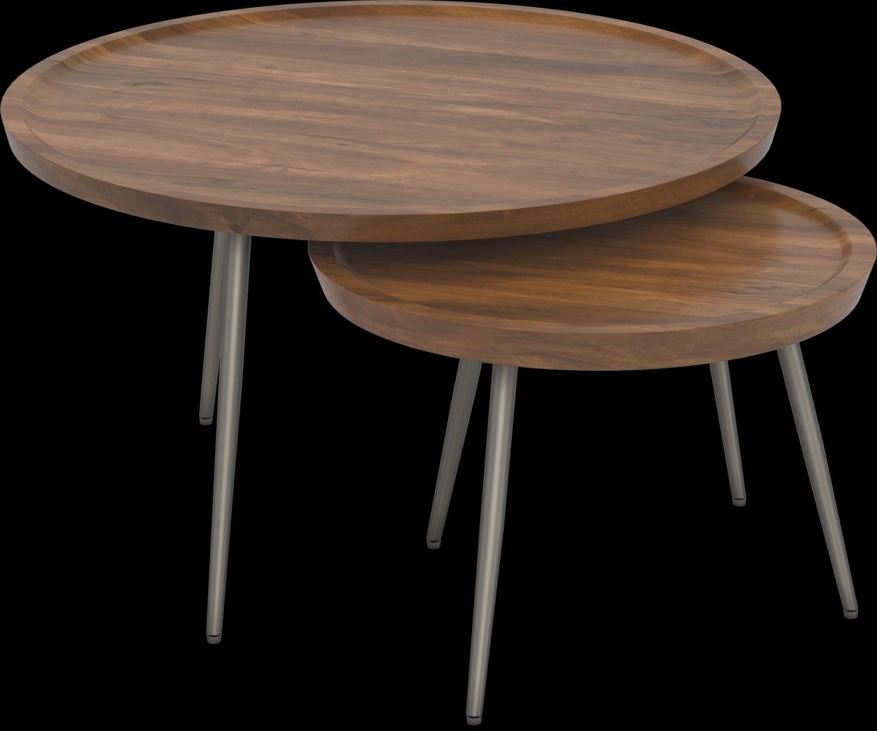 Brendleton Brown 2 Pc Table Set - Thumbnail - Image 1