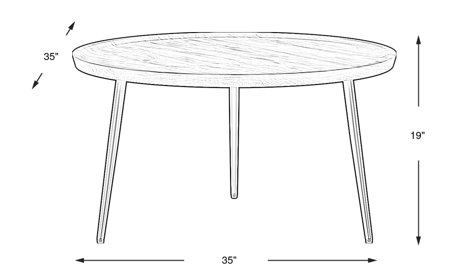 Dimension Image. Please refer to the Dimension Tab on this page for dimension details.