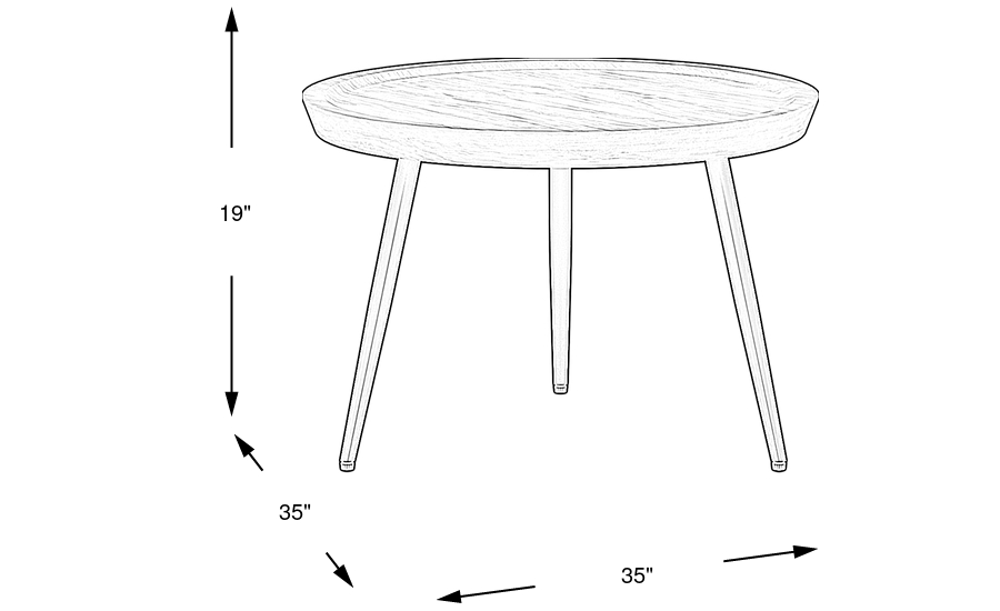 Dimension Image. Please refer to the Dimension Tab on this page for dimension details.