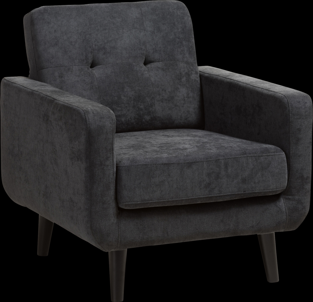 Breneman Charcoal Accent Chair - Thumbnail - Image 1