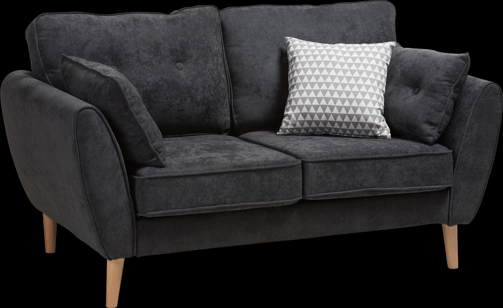 Breneman Charcoal Loveseat - Thumbnail - Image 3