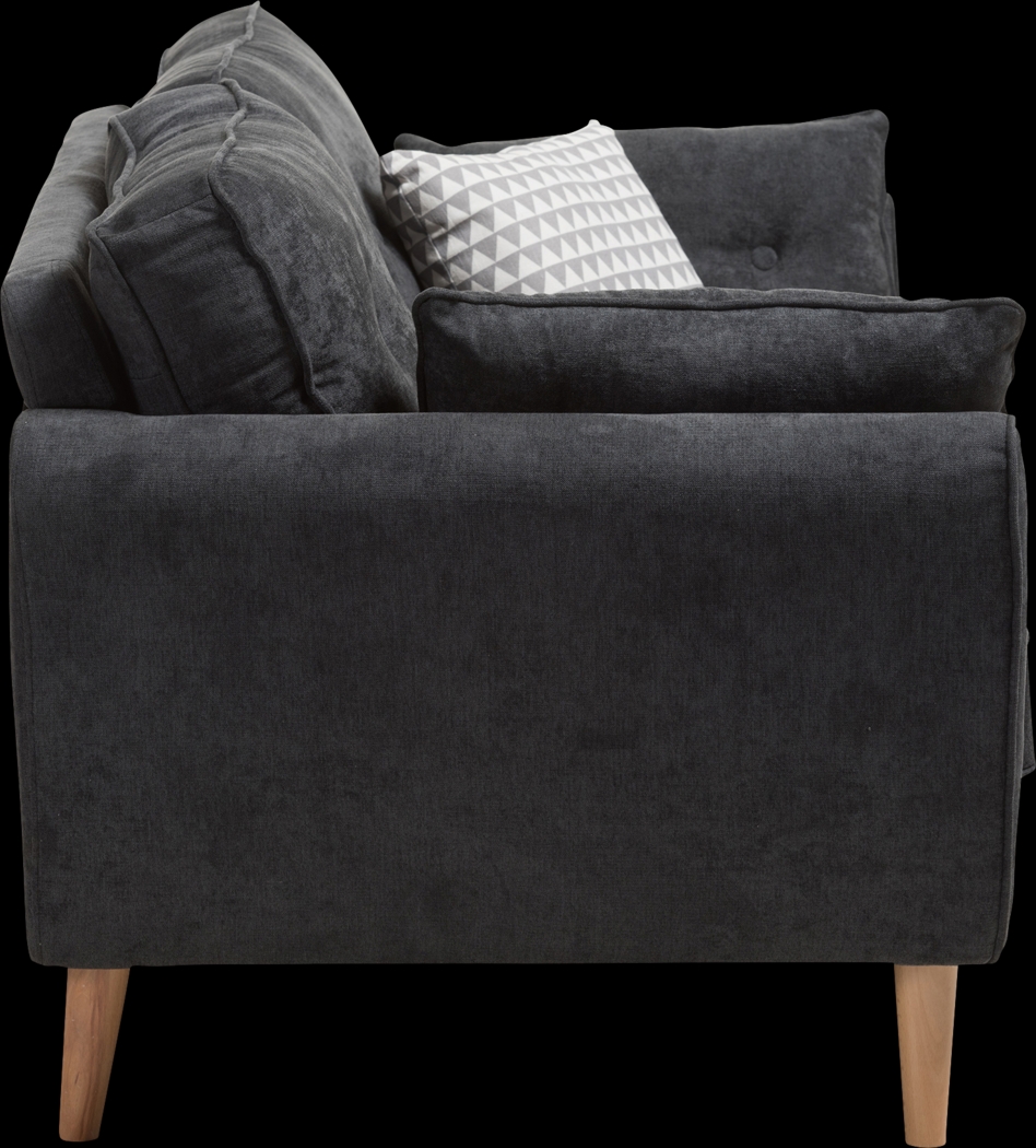 Breneman Charcoal Loveseat - Thumbnail - Image 4