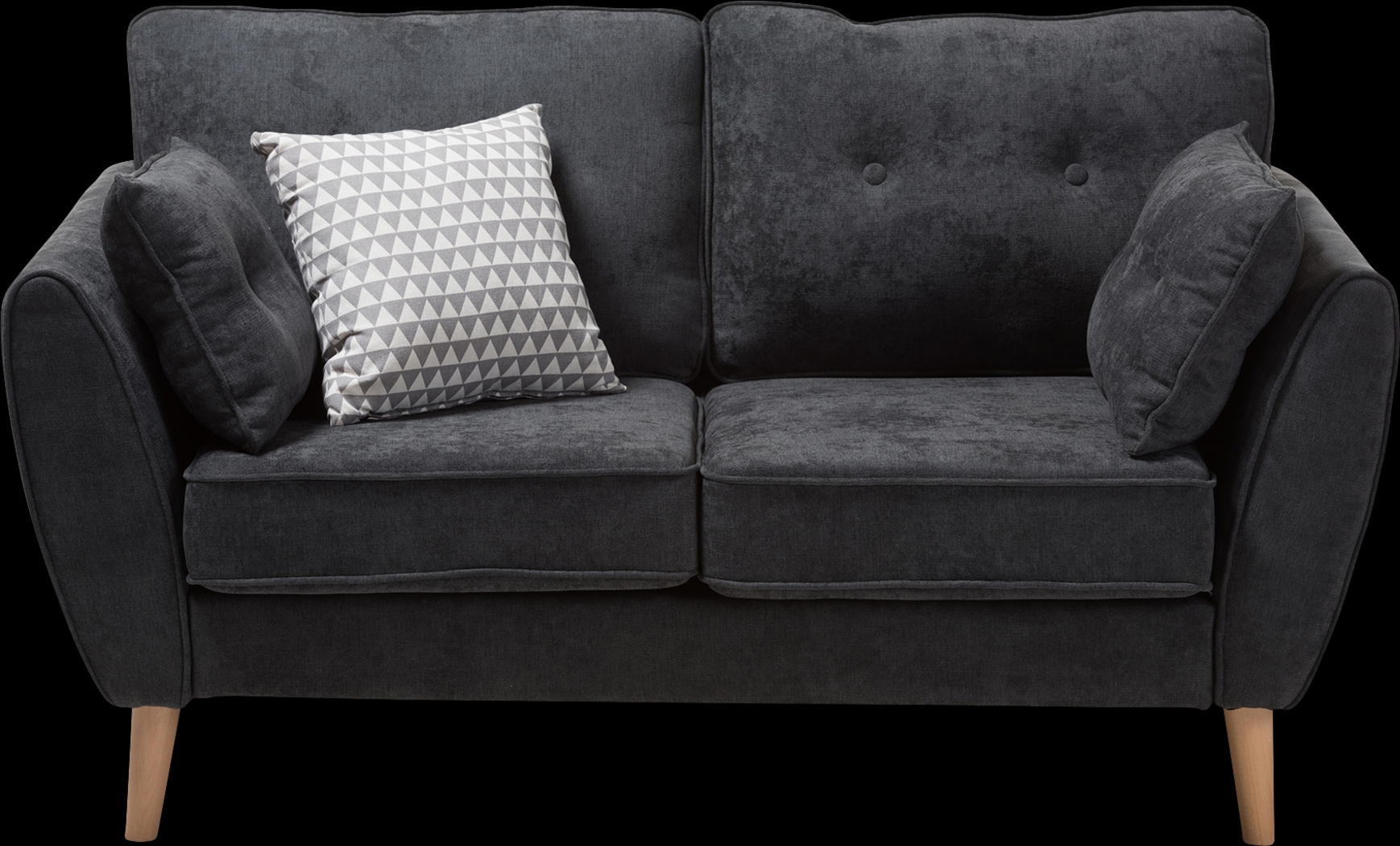 Breneman Charcoal Loveseat - Thumbnail - Image 1