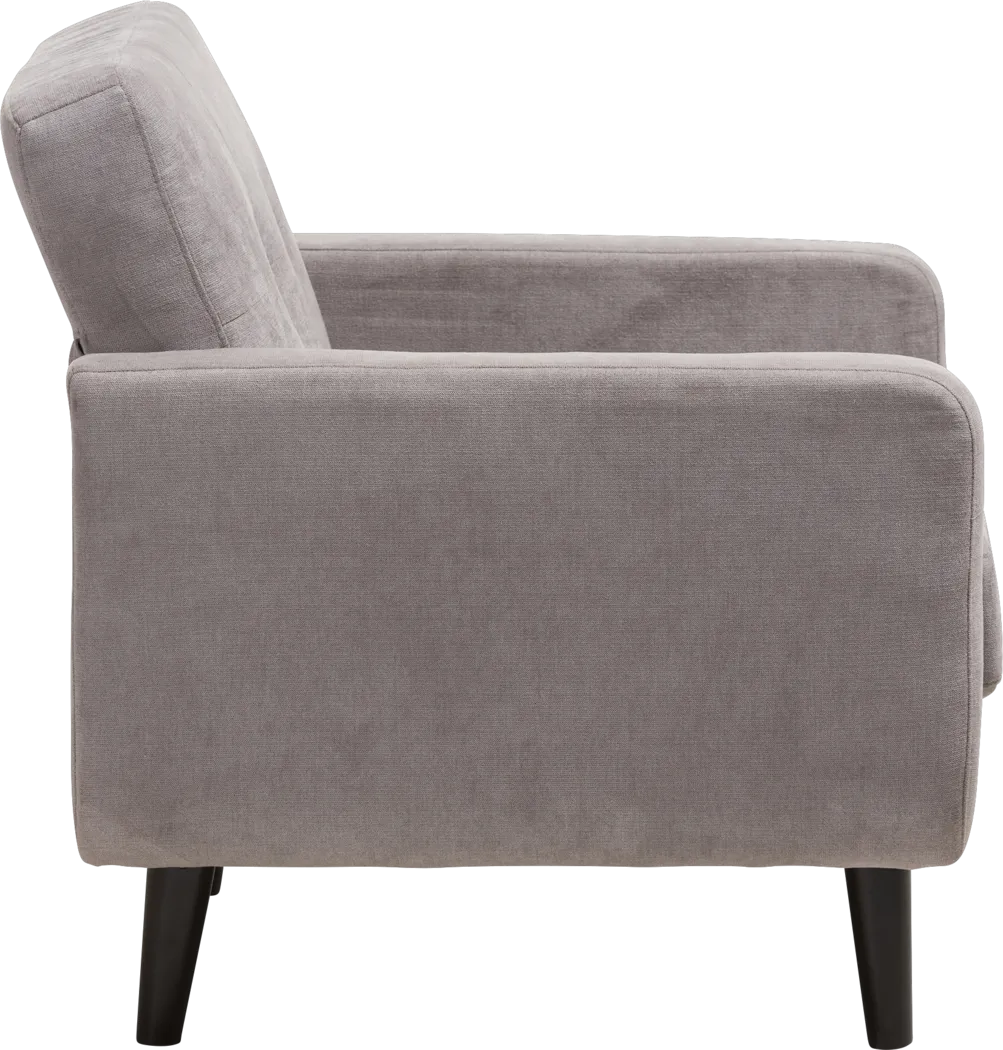 Breneman Gray Accent Chair - Thumbnail - Image 4