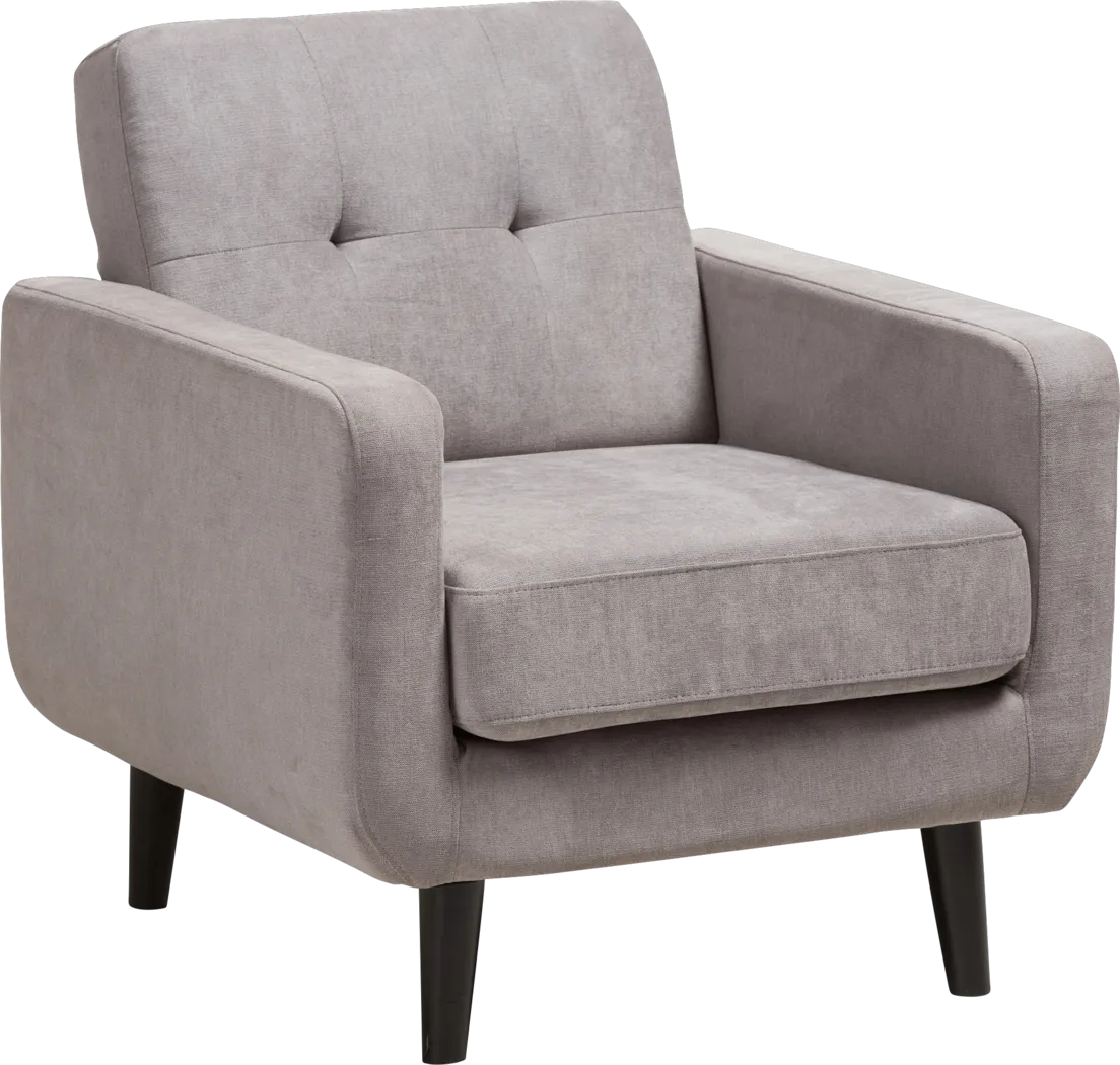 Breneman Gray Accent Chair - Thumbnail - Image 1