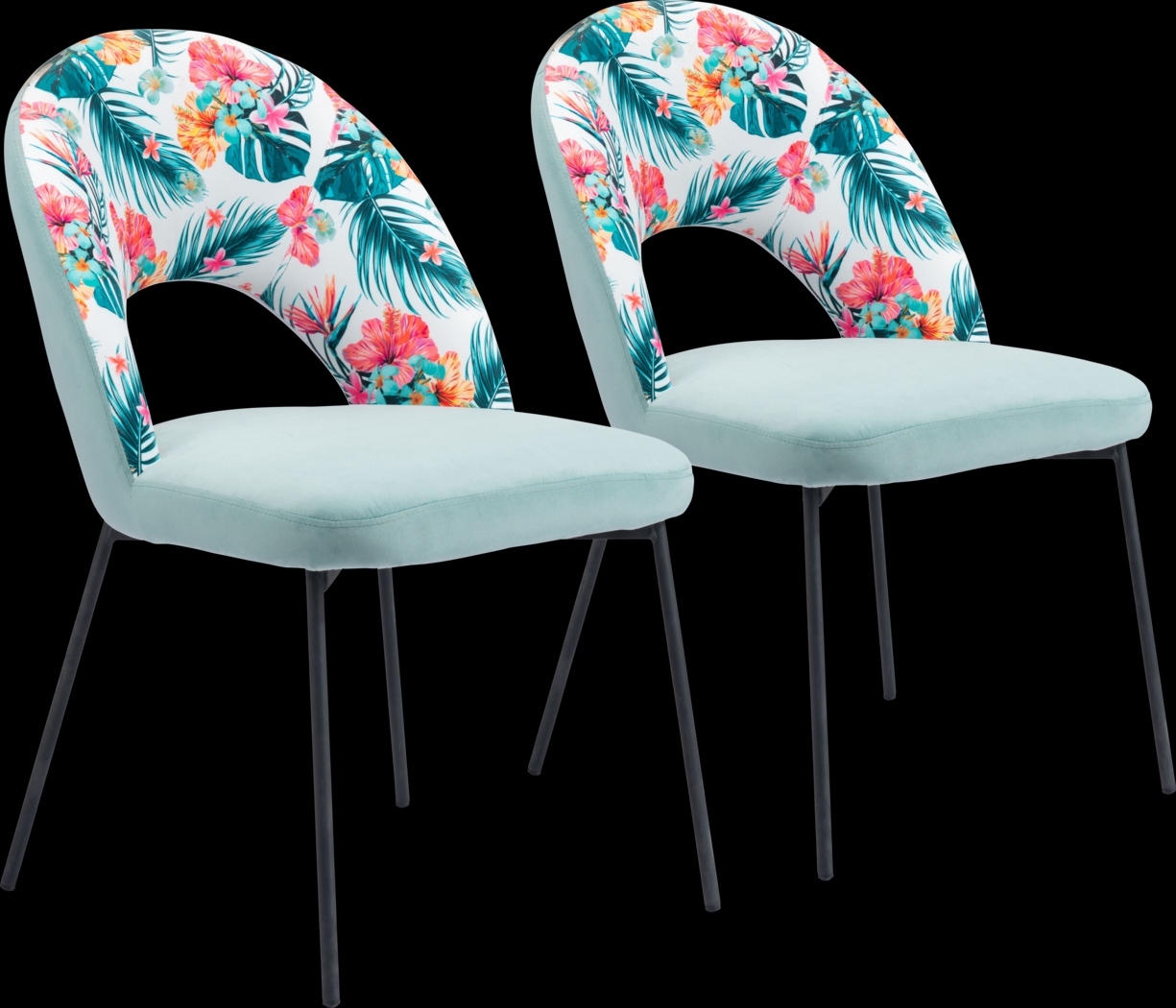 Brenmar Green Dining Chair, Set of 2 - Thumbnail - Image 1