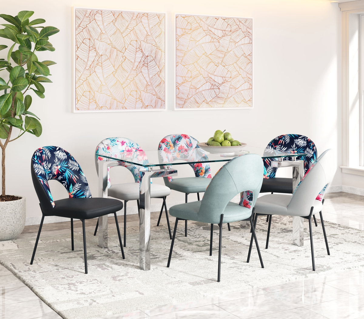 Brenmar White Dining Chair, Set of 2 - Thumbnail - Image 3