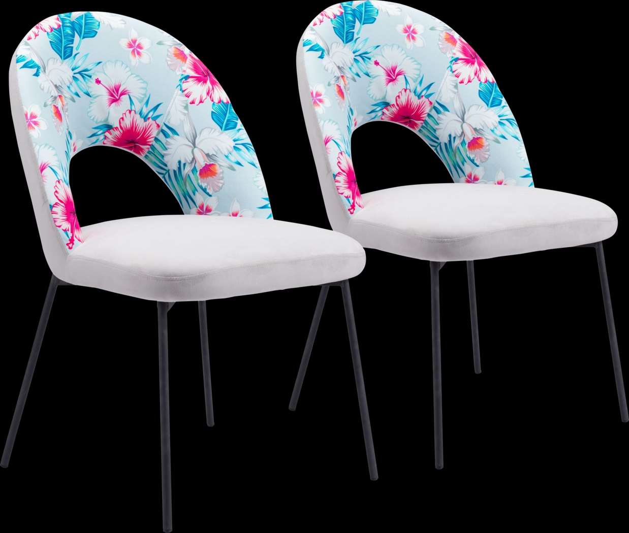 Brenmar White Dining Chair, Set of 2 - Thumbnail - Image 1