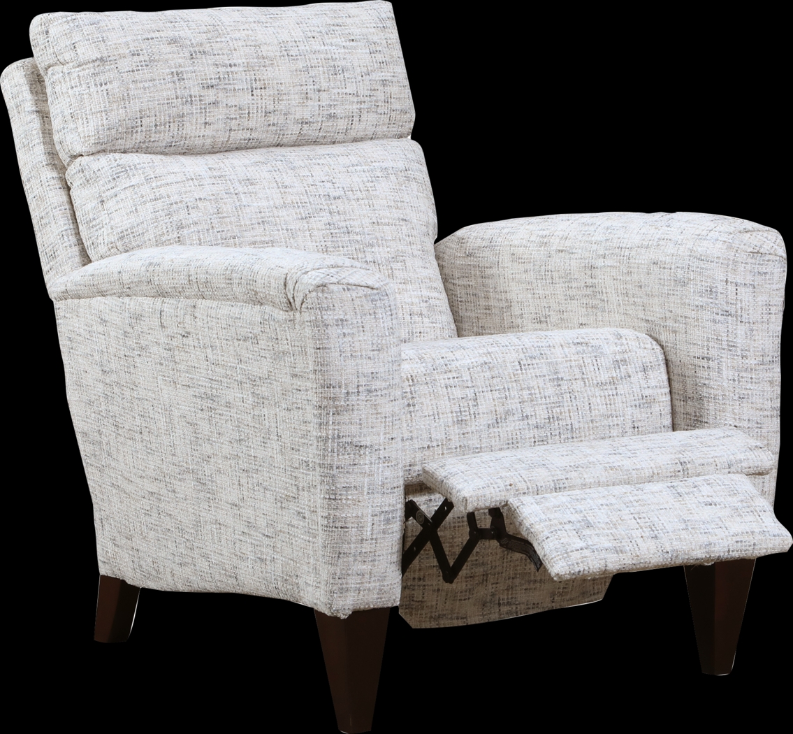 Brenner Blue Push Back Recliner - Thumbnail - Image 1