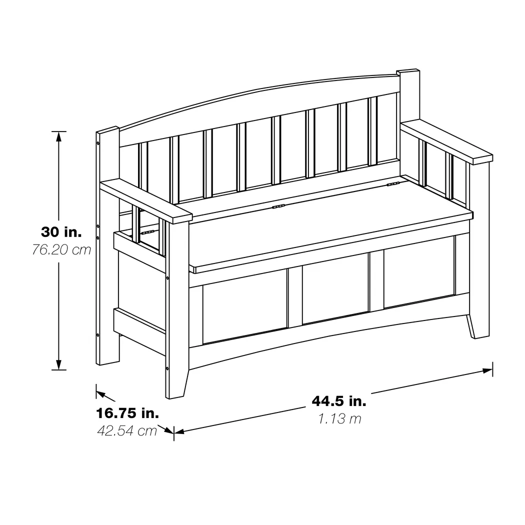 Brensom White Bench - Thumbnail - Image 5