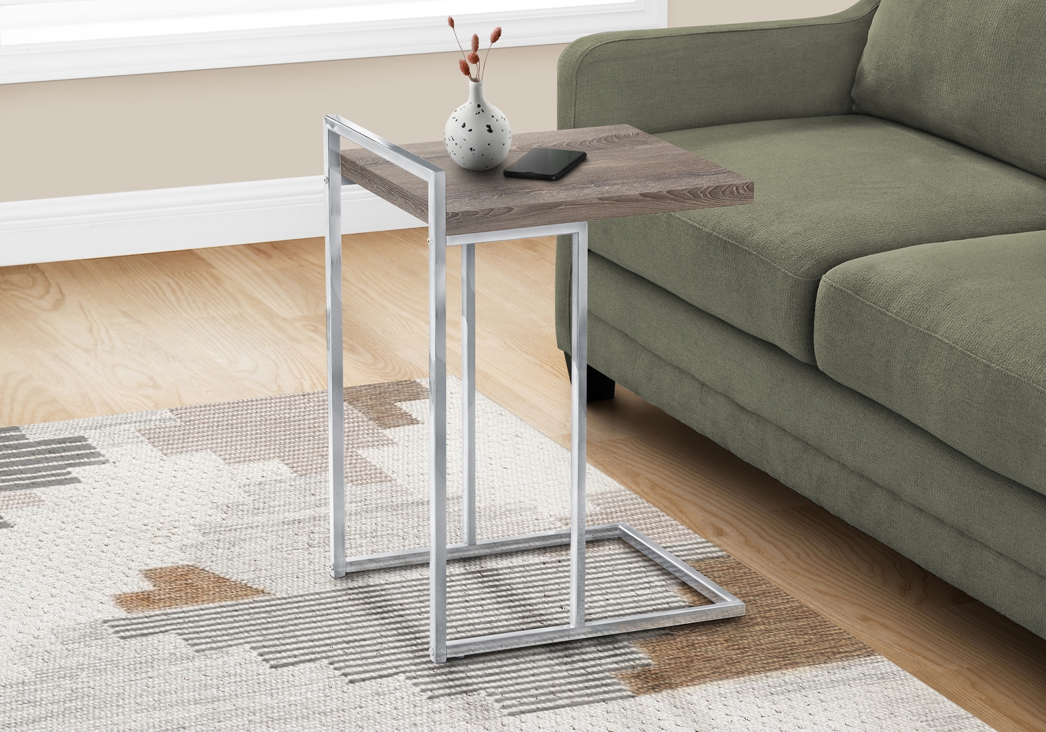 Brenteresa Grove Taupe Accent Table - Thumbnail - Image 3