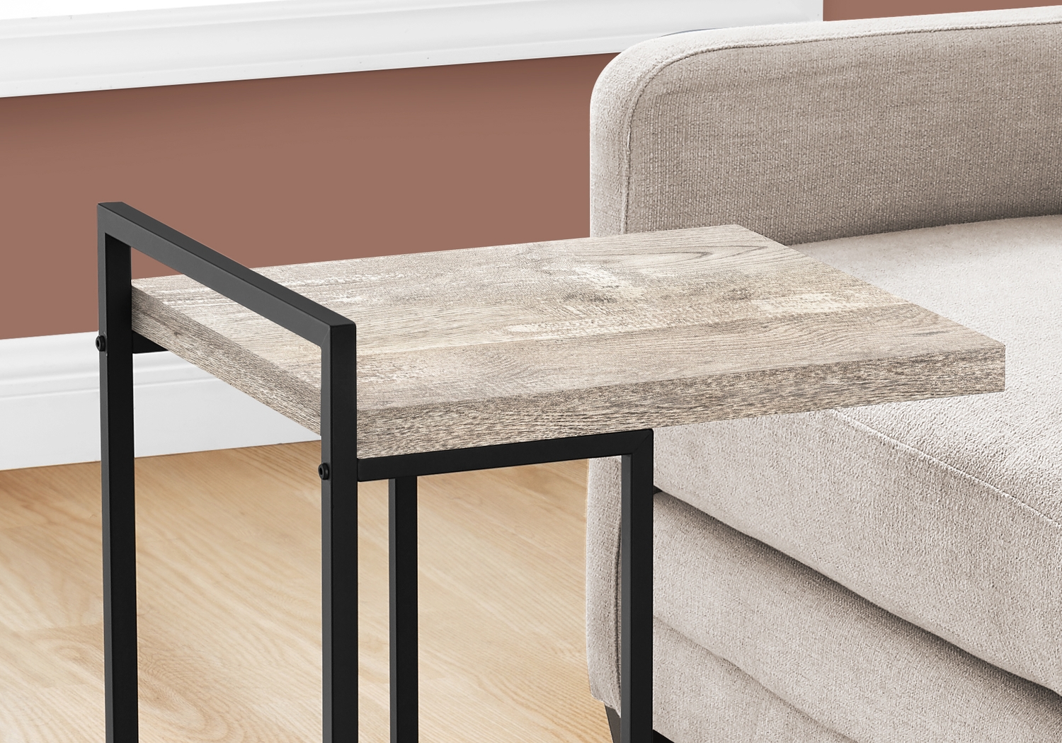 Brenteresa Lane Taupe Accent Table - Thumbnail - Image 2