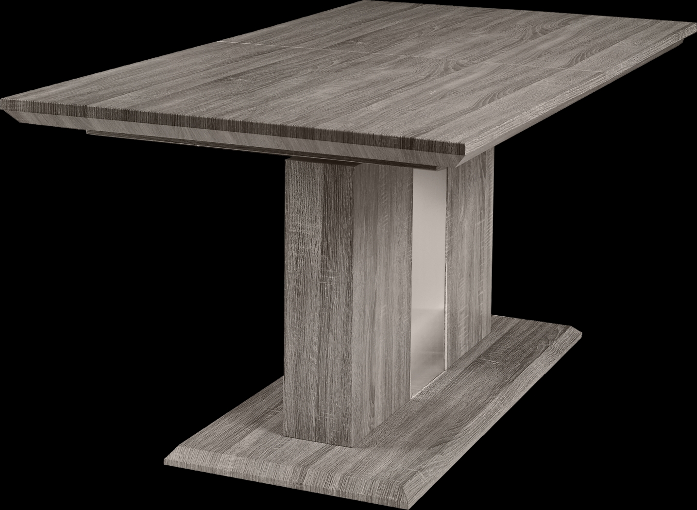 Brentford Oak Rectangle Dining Table - Thumbnail - Image 1