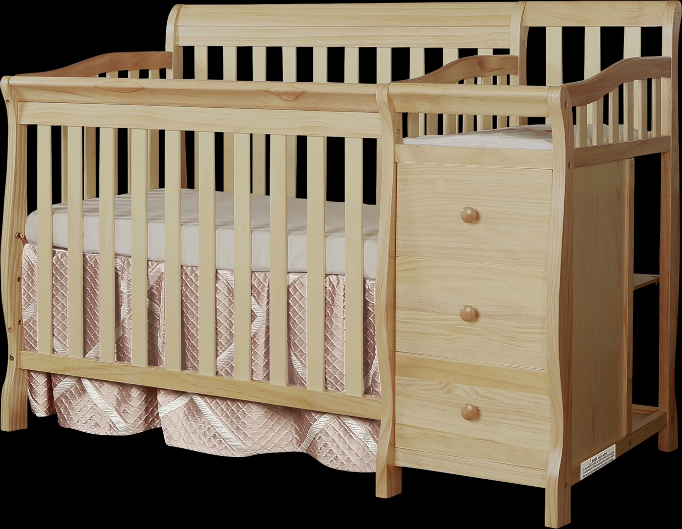 Brentley Natural Mini Convertible Crib and Changer - Thumbnail - Image 1