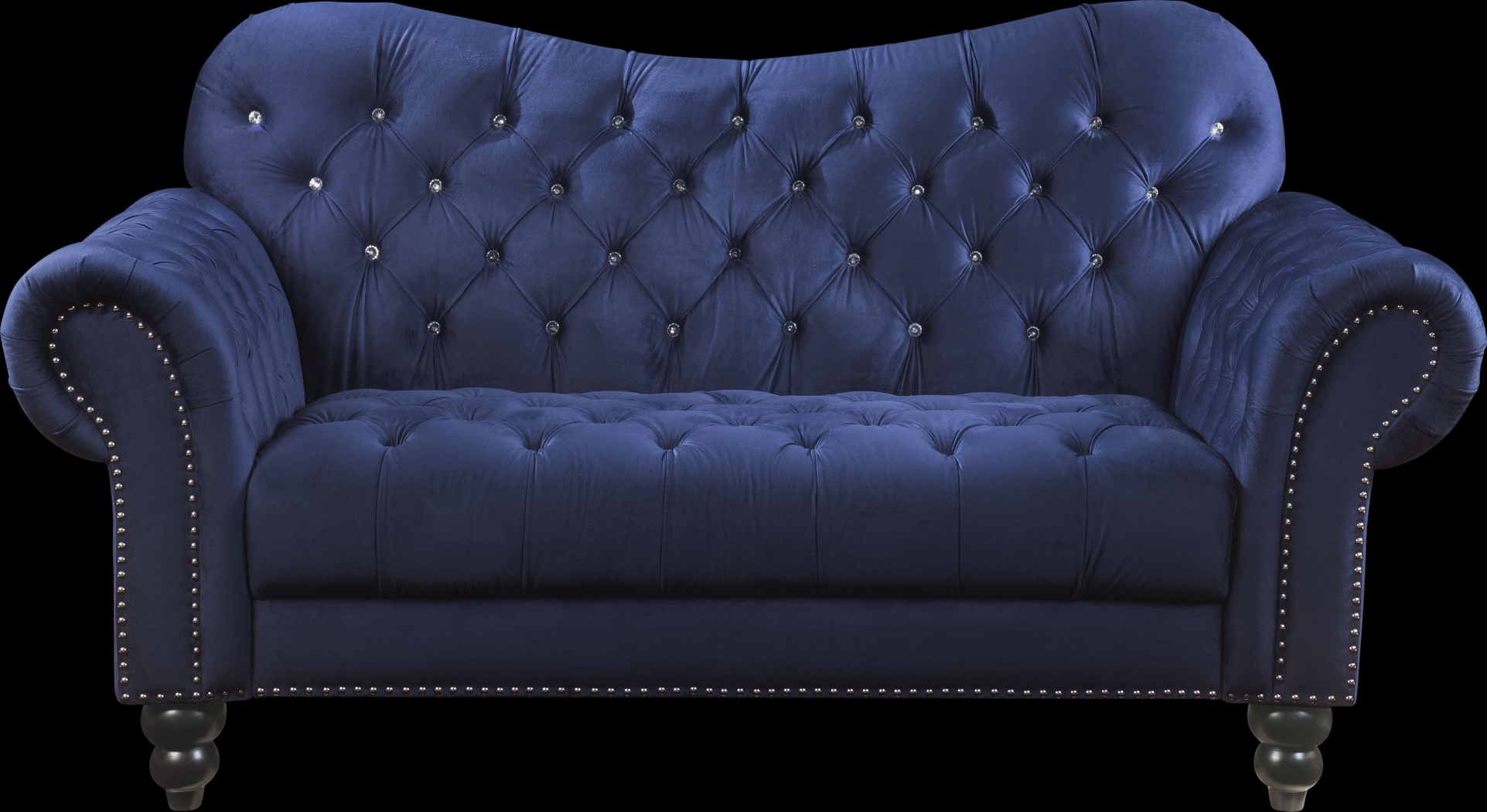 Brentnal Navy Loveseat - Thumbnail - Image 2