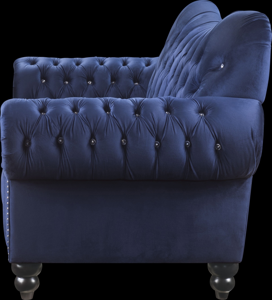 Brentnal Navy Loveseat - Thumbnail - Image 4