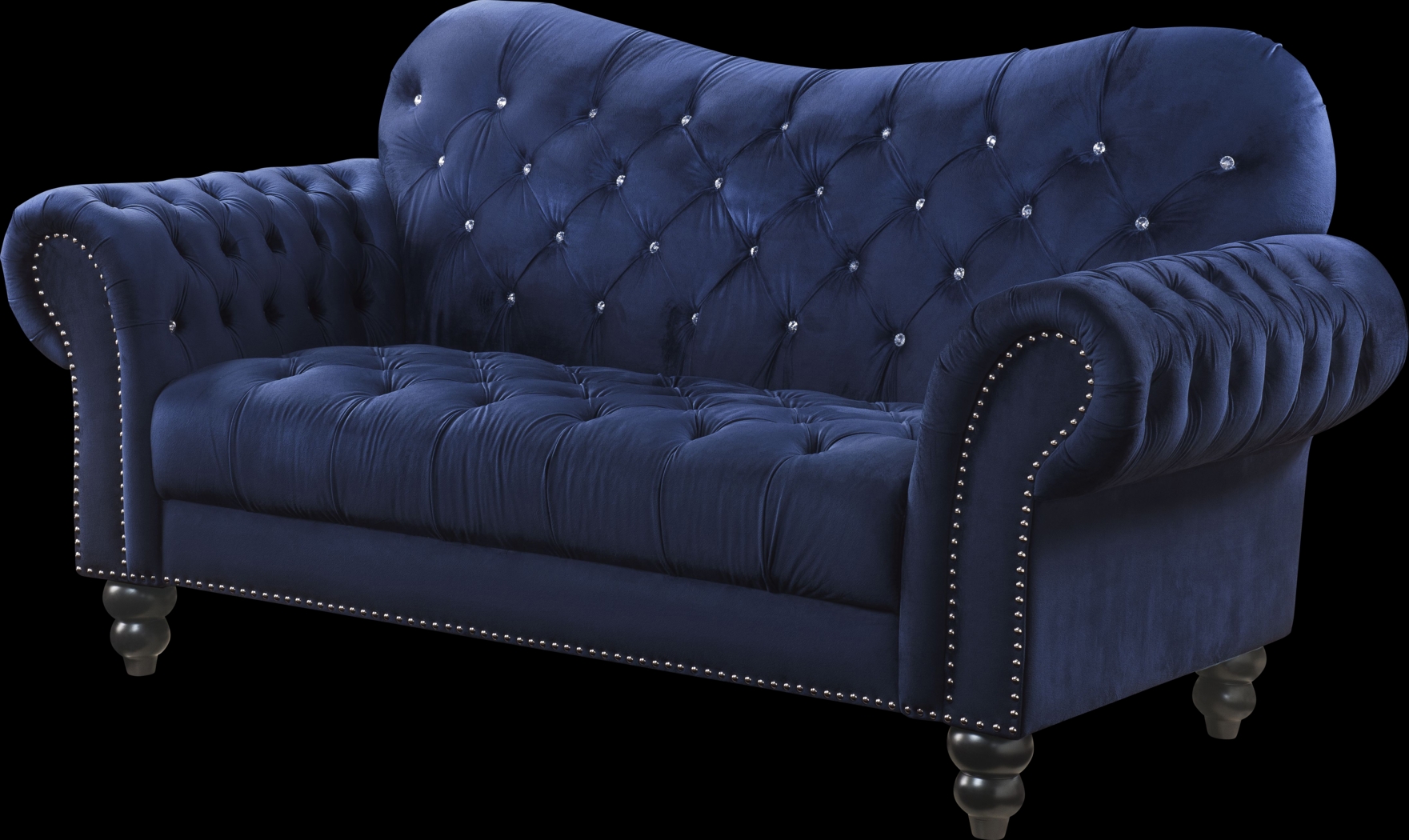 Brentnal Navy Loveseat - Thumbnail - Image 1