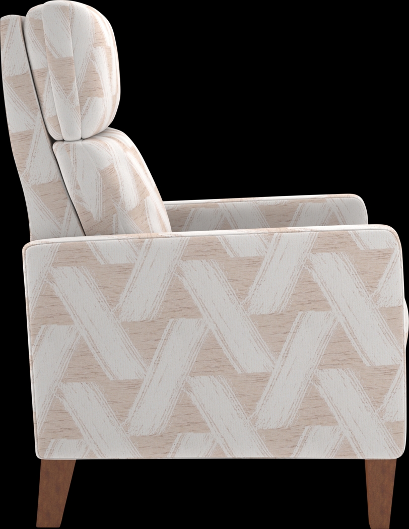 Brentway Beige Push Back Recliner - Thumbnail - Image 2