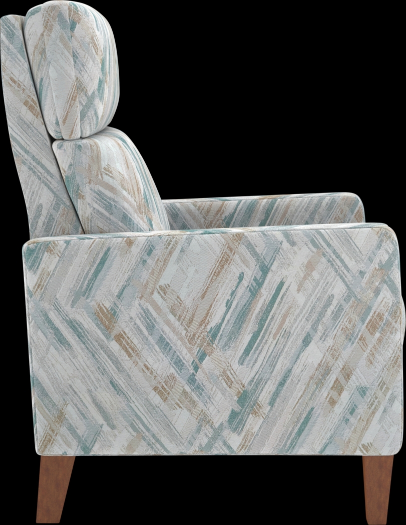 Brentway Blue Push Back Recliner - Thumbnail - Image 2