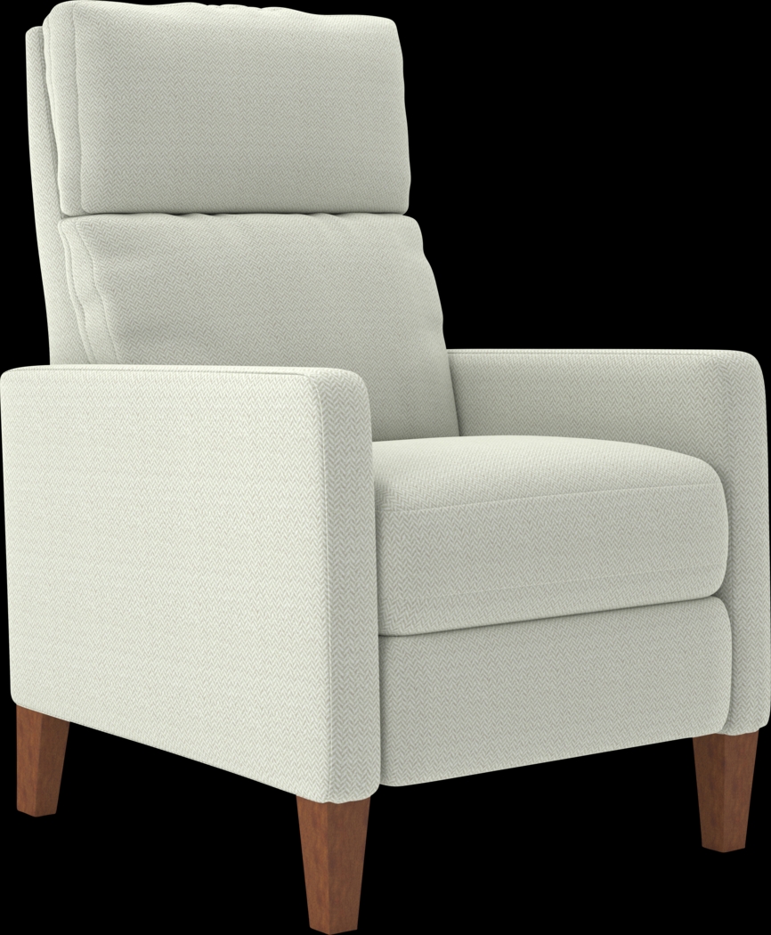 Brentway Cream Push Back Recliner - Thumbnail - Image 1