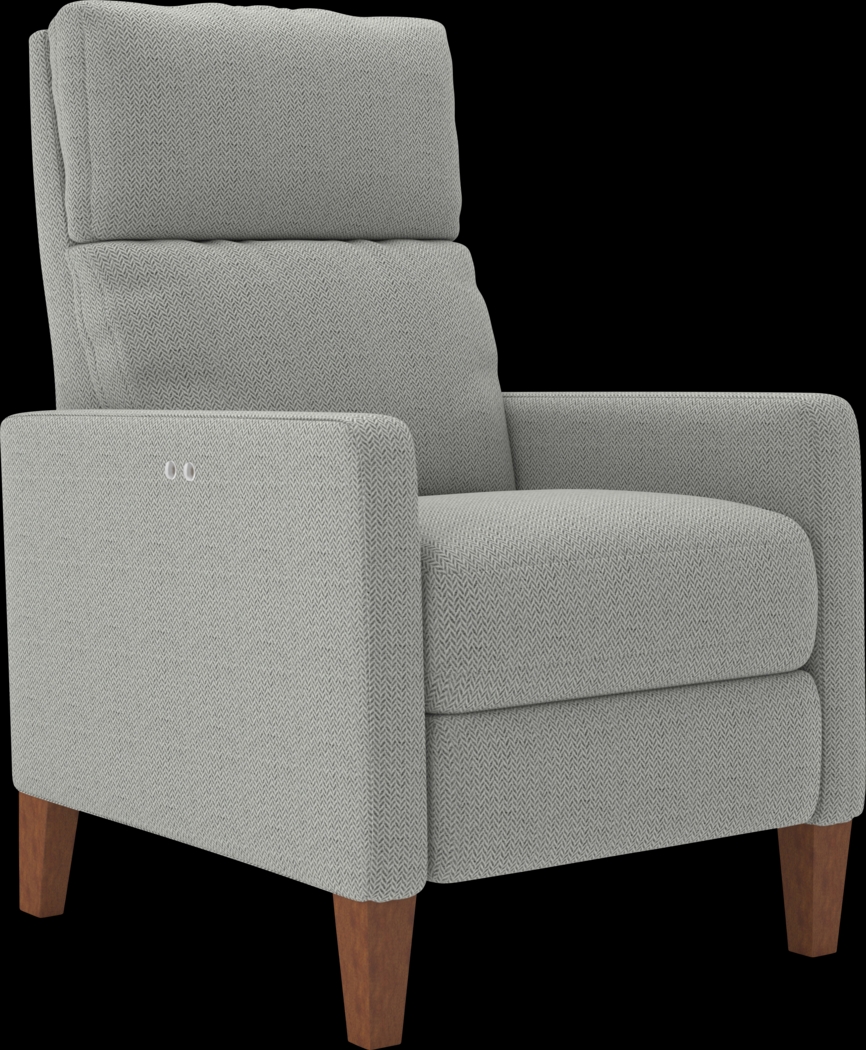 Brentway Gray Power Recliner - Thumbnail - Image 1