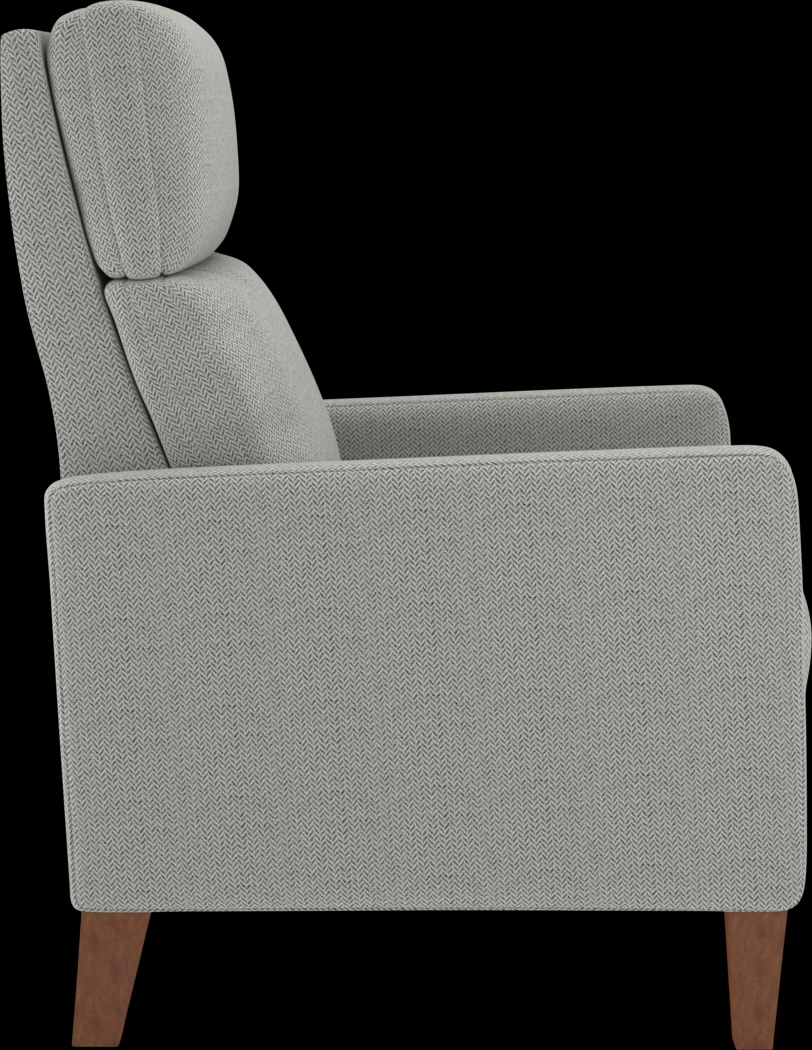 Brentway Gray Push Back Recliner - Thumbnail - Image 2