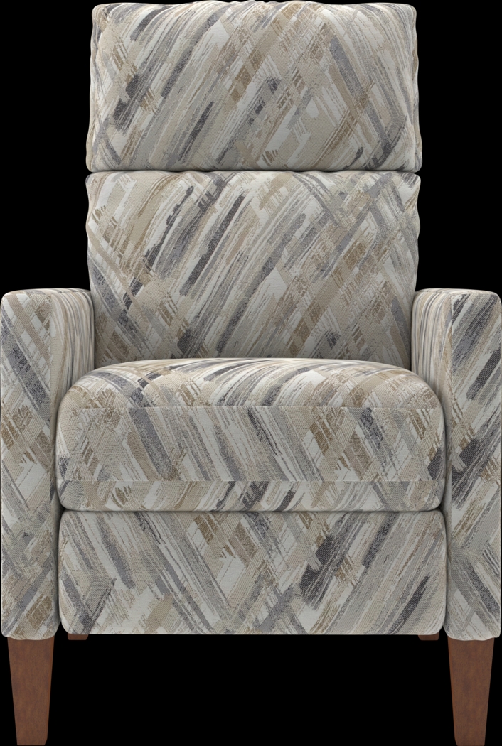 Brentway Taupe Push Back Recliner - Thumbnail - Image 3