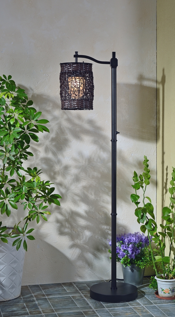 Brenty Brown Outdoor Floor Lamp - Thumbnail - Image 13