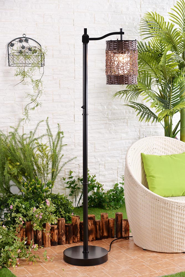 Brenty Brown Outdoor Floor Lamp - Thumbnail - Image 14